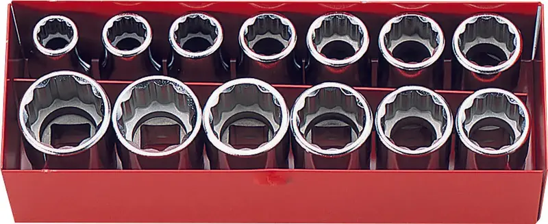 1/2-Inch Drive 13-Piece Sae 12-Point Socket Set (3/8–15/16 In) 1