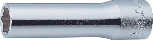 1/2" Square Drive Deep 6-Point Socket – 1/4" Size 1