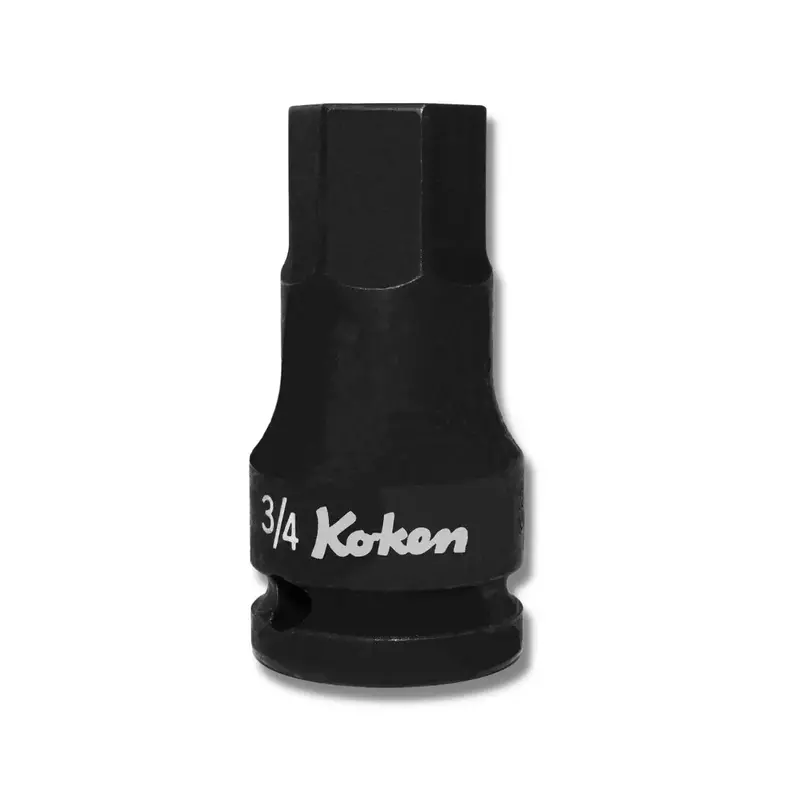 1/2" Square Drive Hex Bit Socket – 3/8", Impact Rated 1