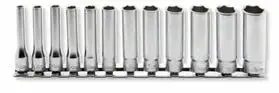 1/4" Drive 12-Point Metric Socket Collection – 12-Piece 1