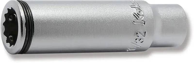 1/4" Drive 12-Point Sae Deep Nut Grip Socket – 11/32" Size 1