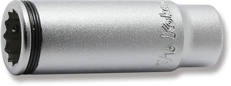1/4" Drive 12-Point Sae Deep Nut Grip Socket – 9/16" Size 1