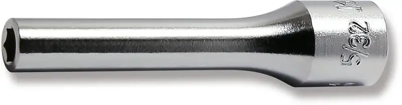 1/4" Drive 6-Point Sae Chrome Socket – 5/32", 50Mm 1
