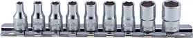 1/4" Drive 6-Point Whitworth Socket Set – 8Ba To 0Ba, 9-Piece 1