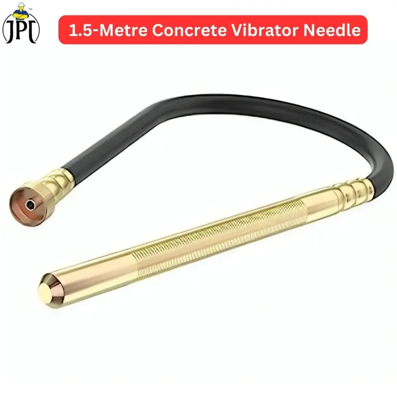 1.5-Metre Flexible Concrete Vibrator Needle | 35Mm Manganese Steel Core With Double Steel-Braided Sheath For Efficient Compaction 1