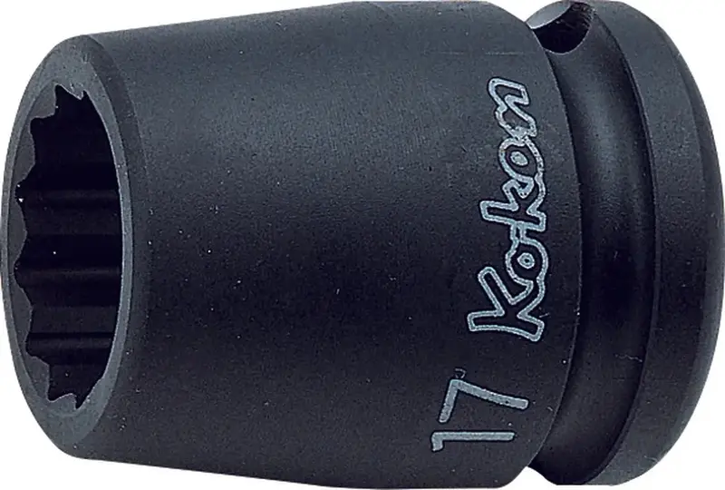1.7/16" (27Mm) 12-Point 1/2" Drive Socket – 46Mm Length 1