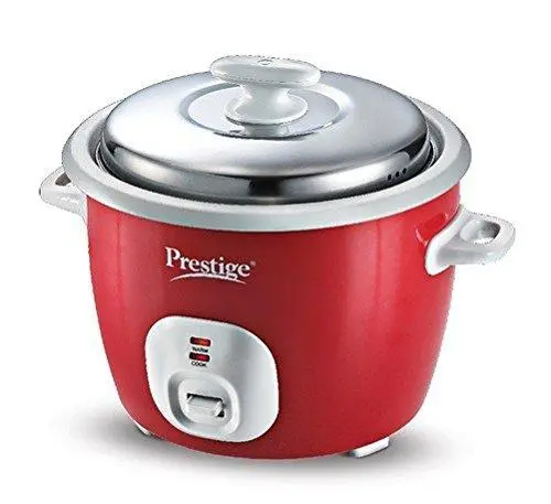 1.8–2L Red Electric Rice Cooker – Compact & Efficient, Prestige Cute Delight 1