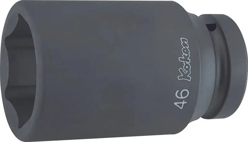 1" Drive Deep 6-Point Thin-Wall Impact Socket – 37Mm 1