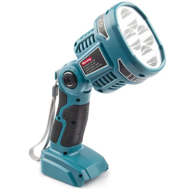 1120Lm 12W Cordless Work Light For Bosch 18V Batteries – Pivoting Spotlight With Usb Charging Port 1