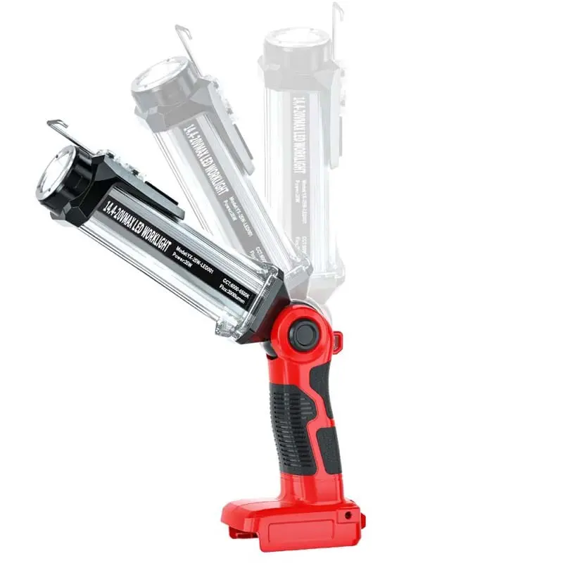 2000Lm 35W Cordless Lantern For Craftsman V20 20V Batteries – Compact Spotlight With Hook Suspension & Usb Power 1