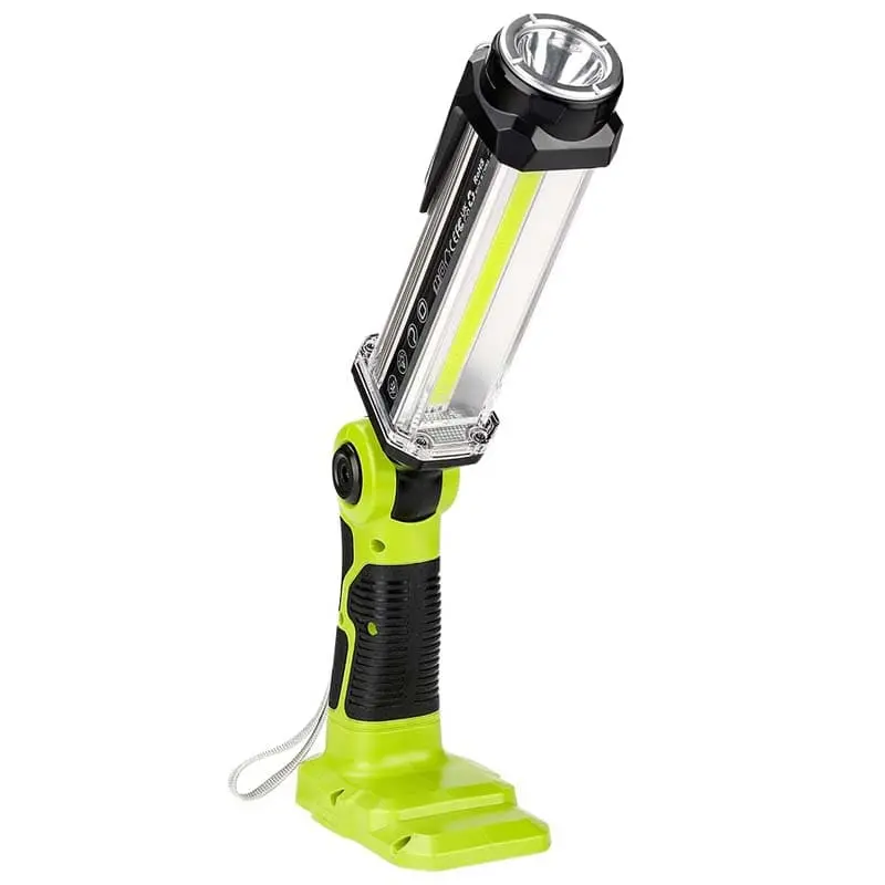 2000Lm 35W Portable Led Lantern For Ryobi 18V Batteries – Dual-Mode Flashlight/Floodlight With Hanging Hook & Usb Port 1