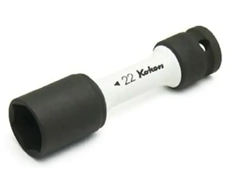 22Mm Extra-Thin Wheel Nut Socket – 1/2" Square Drive, 110Mm Color-Coded Protector 1