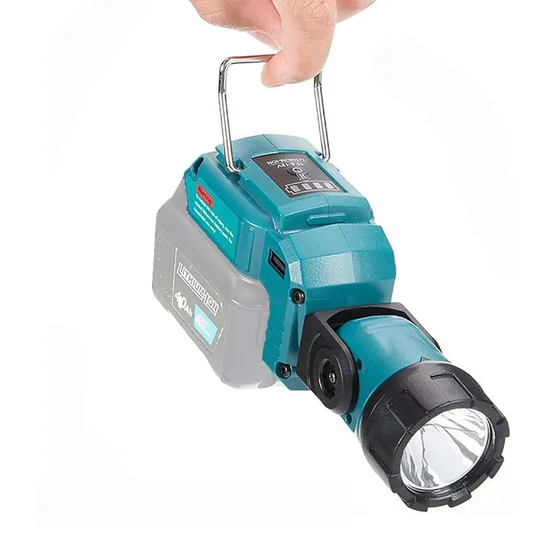 280Lm 12V Cordless Work Light For Makita Cxt Batteries – Compact Handheld Flashlight With Magnet, Usb & Dc Ports 1