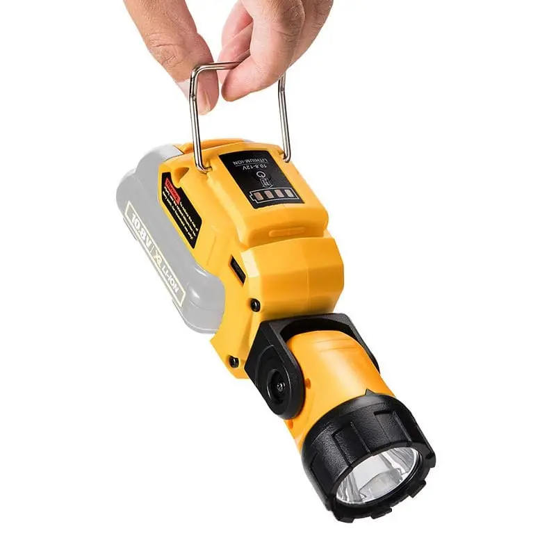 280Lm 12V Portable Led Light For Dewalt 12V Max Batteries – Lightweight Flashlight With Pivot Head & Dual Charging Ports 1