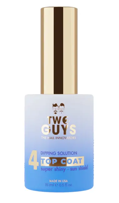 2Guys #4 Top Coat For Dip Powder Systems – High-Gloss Sealer 1