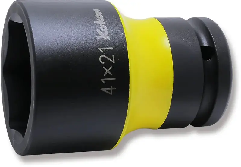 3/4" Drive Color-Coded Rear Wheel Nut Socket (41Mm Hex × 21Mm Square, 80Mm Long) 1