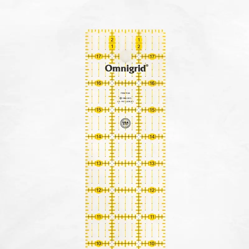 3-Inch By 18-Inch Acrylic Quilting Ruler – Precision Cutting Guide 1