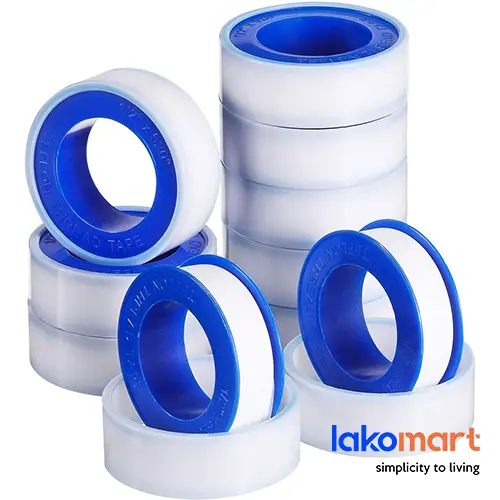 3-Pack White Ptfe Pipe Thread Tape – Leak-Proof Plumbing Sealing Wrap 1