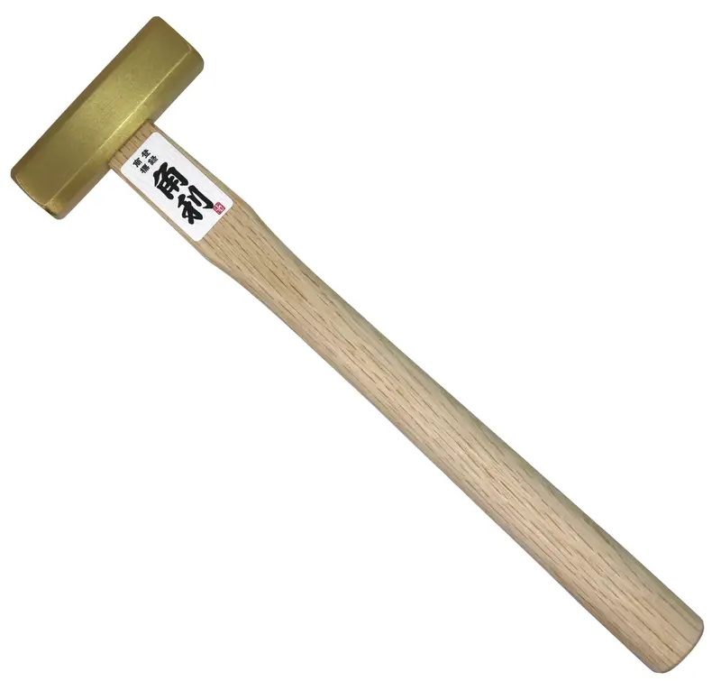 300G Solid Brass Genno Hammer – Traditional Japanese Forging Tool 1