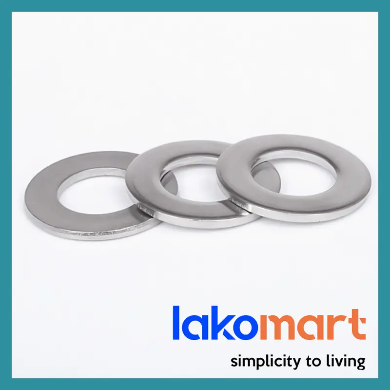 304 Stainless Steel Flat Washer – 10-Pack 1