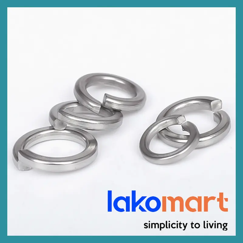 304 Stainless Steel Split Lock Washer – 10-Piece Set 1