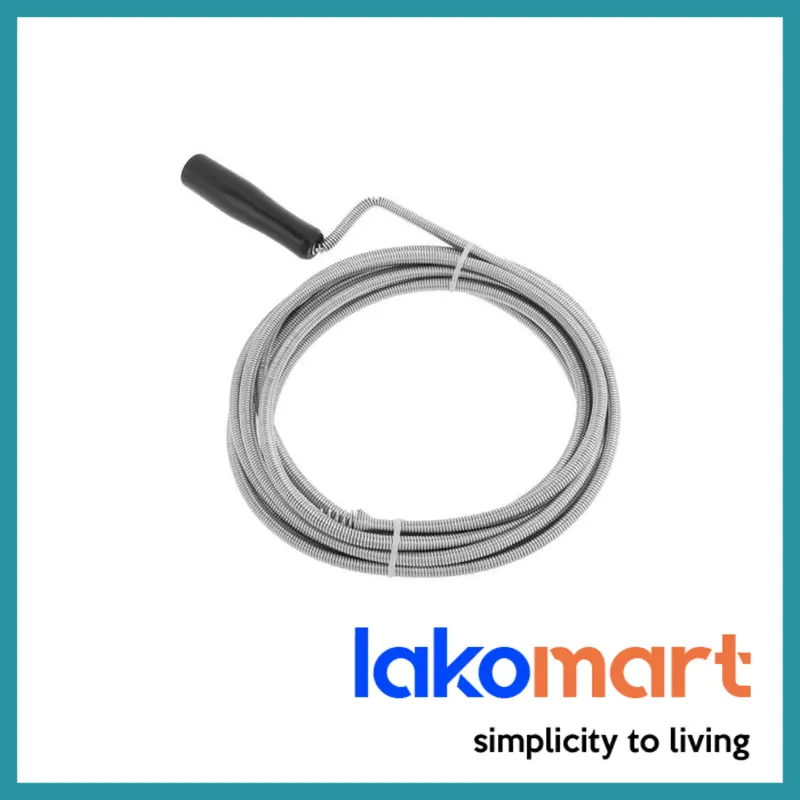 3M Or 5M Kitchen Sink Drain Auger – Spiral Clog-Clearing Pipe Cleaner 1