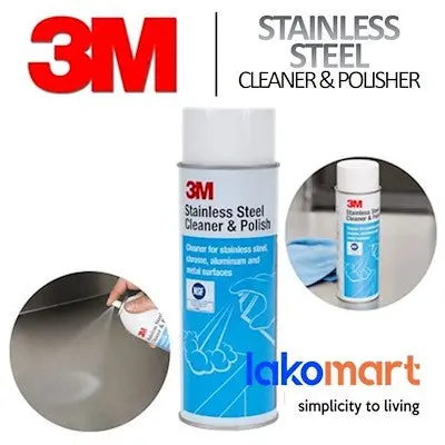 3M Stainless Steel Cleaner & Polish – 18Oz Bottle For Shine, Protection, And Streak-Free Finish 1