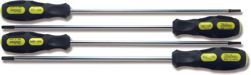 4-Piece Torx Screwdriver Set – Ergonomic Handles, Multiple Tip Sizes 1