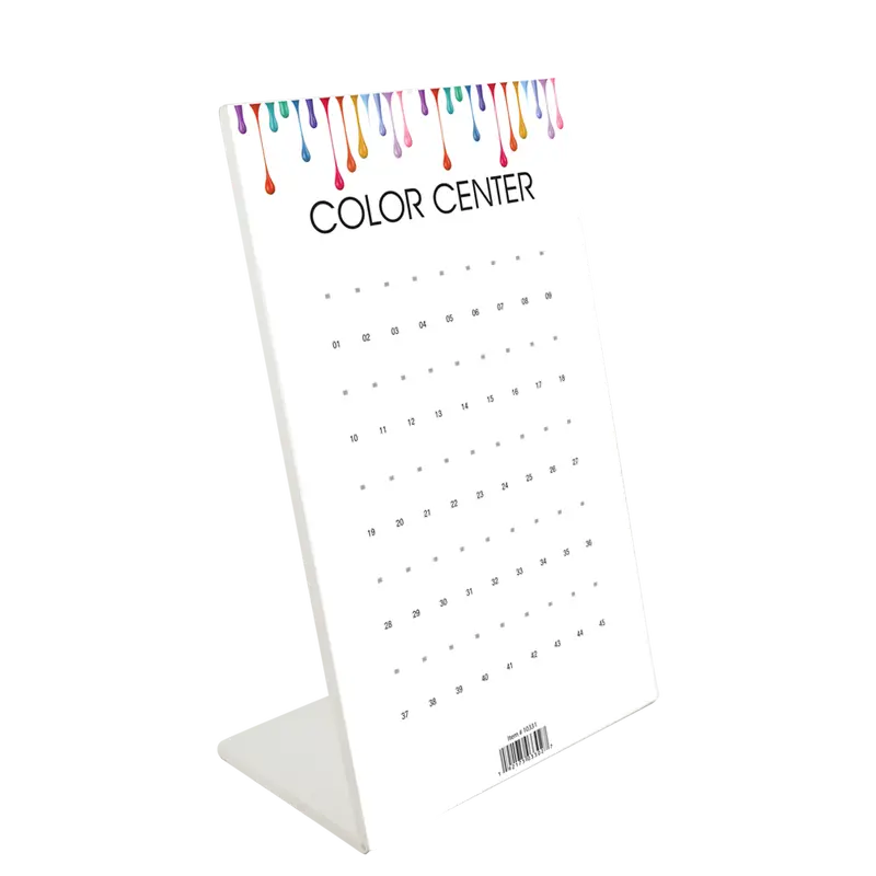 45-Slot Foam Color Chart Display – Minimalist Nail Sample Organizer By Cre8Tion 1