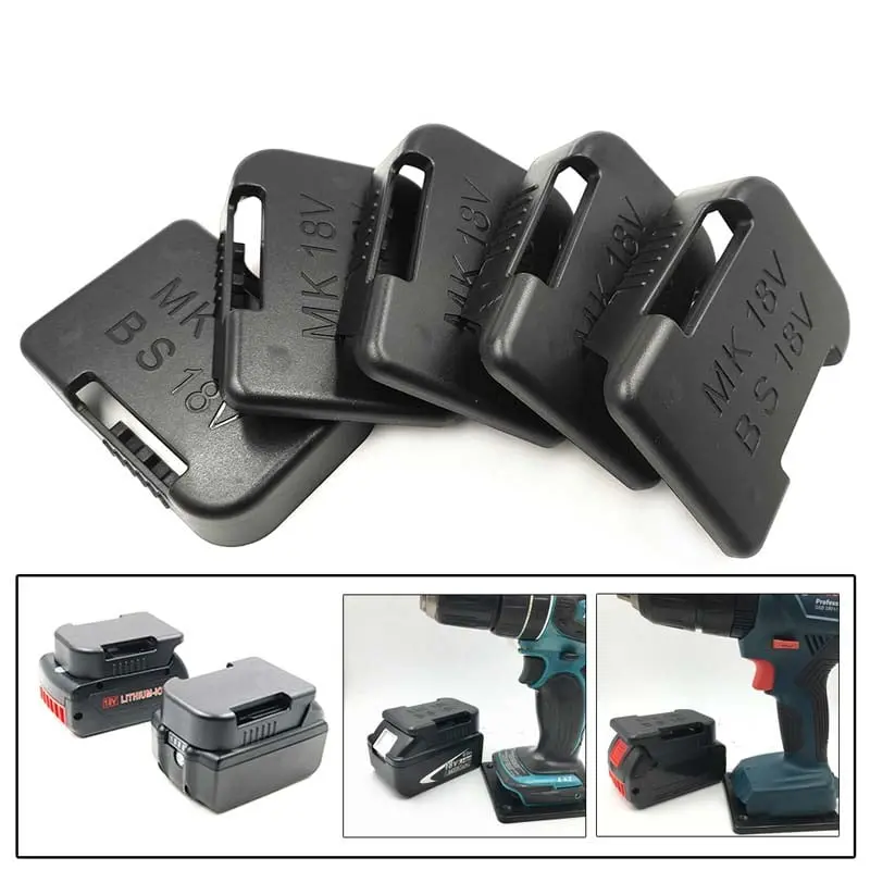 5-Pack Heavy-Duty Battery Storage Racks For Makita & Bosch 18V Li-Ion Batteries 1