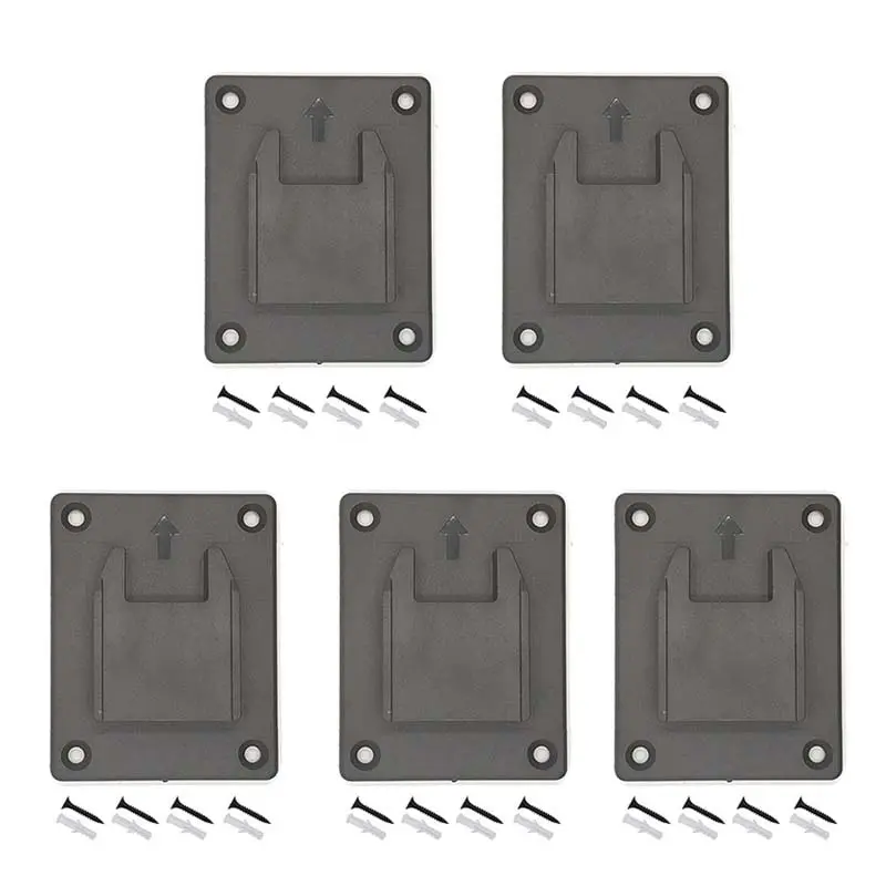 5-Pack Universal Tool Holders For Dewalt (20V/12V) & Milwaukee (18V) – Modular Storage Mounts 1