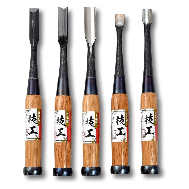 5-Piece Wood Carving Chisel Set – Hardened Steel Sculpting Tools 1