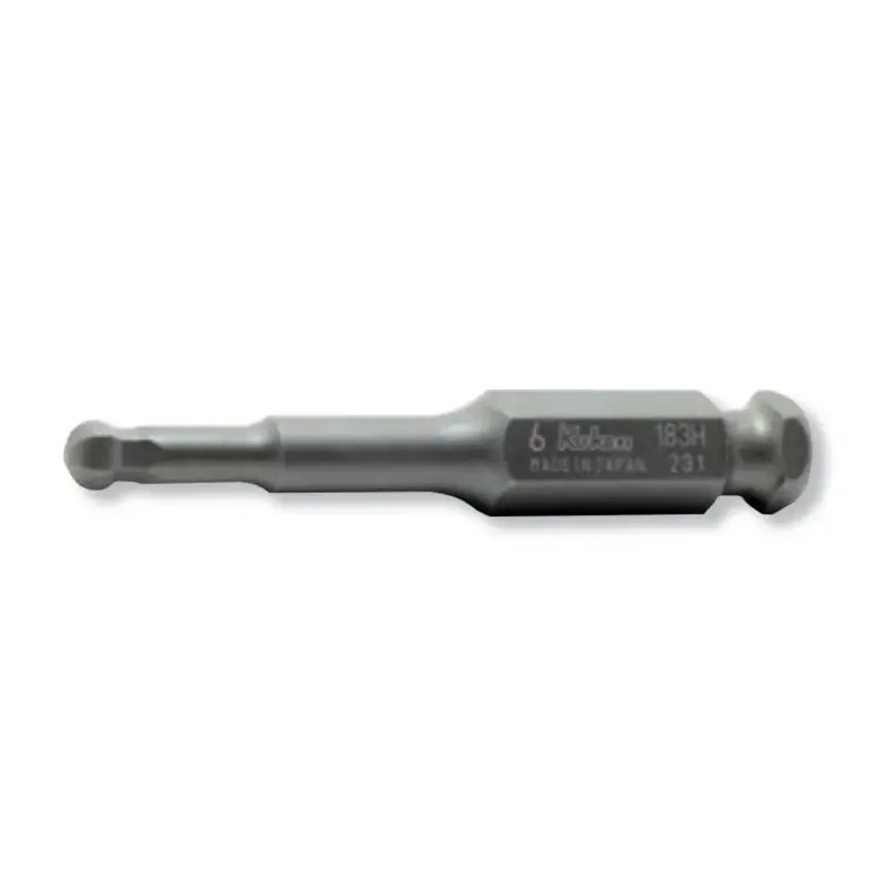 7/16" Hex Drive Ball-Point Hex Bit – 12Mm, 75Mm Length 1
