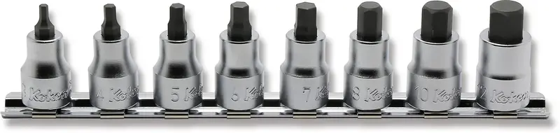 8-Piece 38Mm Hex Bit Socket Set – 3/8-Inch Drive, 3Mm To 12Mm 1