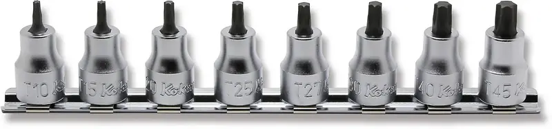 8-Piece Torx® Bit Socket Set For 3/8-Inch Drive – T10 To T45 1