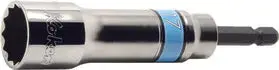 8Mm 12-Point Deep-Reach Socket For 1/4" Hex Drive – 77Mm Length 1