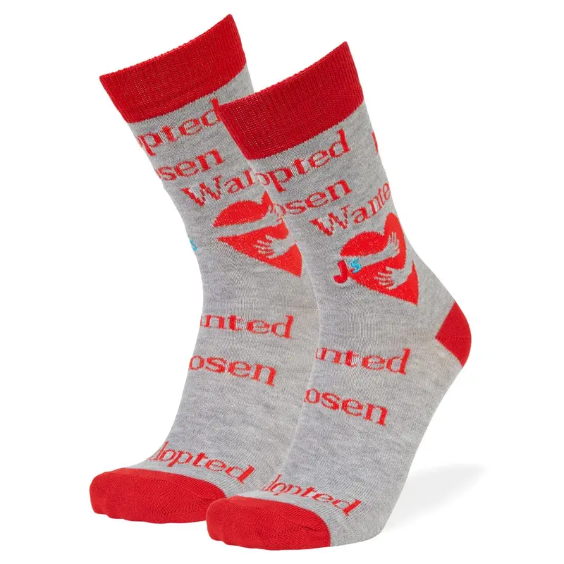 Adoption Advocacy Knit Crew Socks 1
