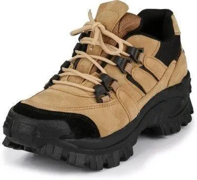 Afrojack Powerhouse Beige Outdoor Shoes – Men'S Trail-Ready Sneakers (Uk 7) 1