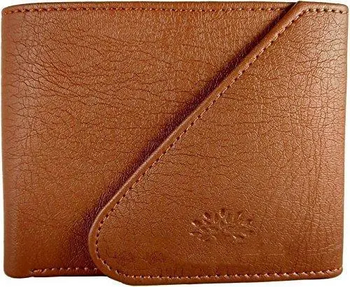 Aj Style Woodland Tan Genuine Leather Wallet For Men – Authentic Brand Variant 1