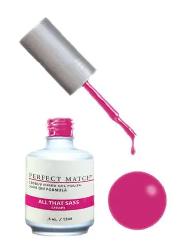 All That Sass #179 – Playful Pink Gel Nail Polish 1