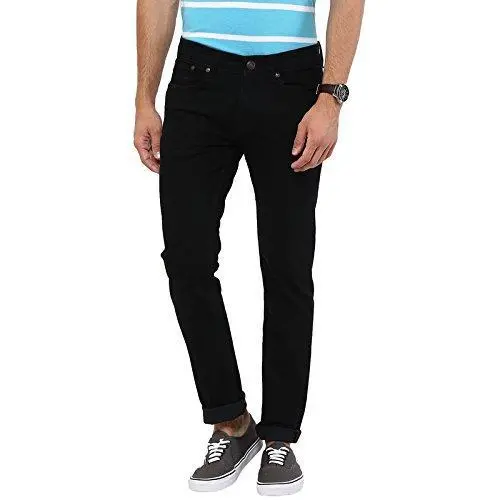 American Crew Men'S Black Slim Fit Jeans – Modern Fit, Size 32 1