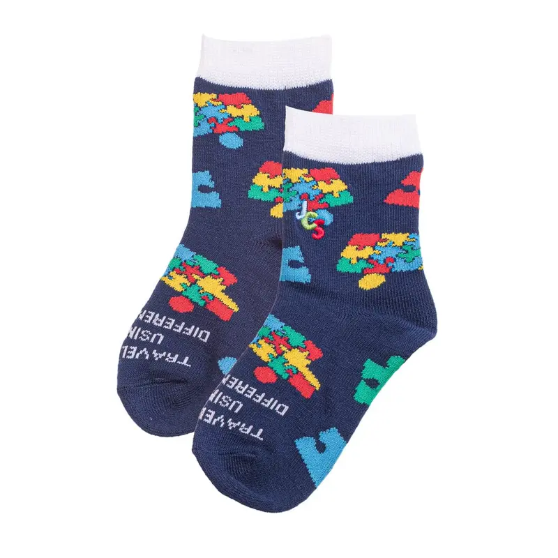 Autism Awareness Kids’ Crew Socks 1