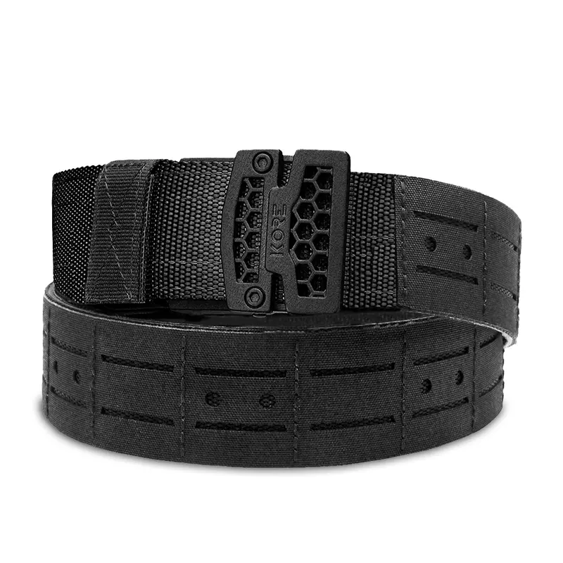 B1 Black Laser-Cut Battle Belt Complete Kit – Modular Tactical Belt System With Integrated Accessories 1