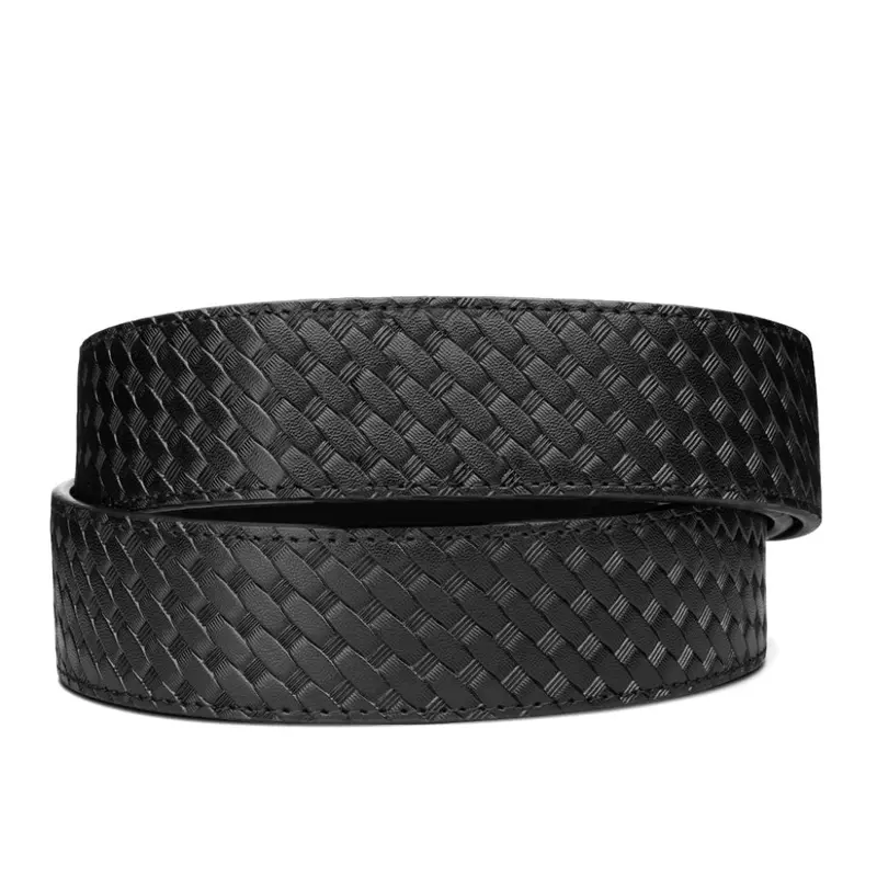 Basketweave Gun Belt Strap – 1.5-Inch Woven Leather-Style Nylon Belt (Buckle Sold Separately) 1