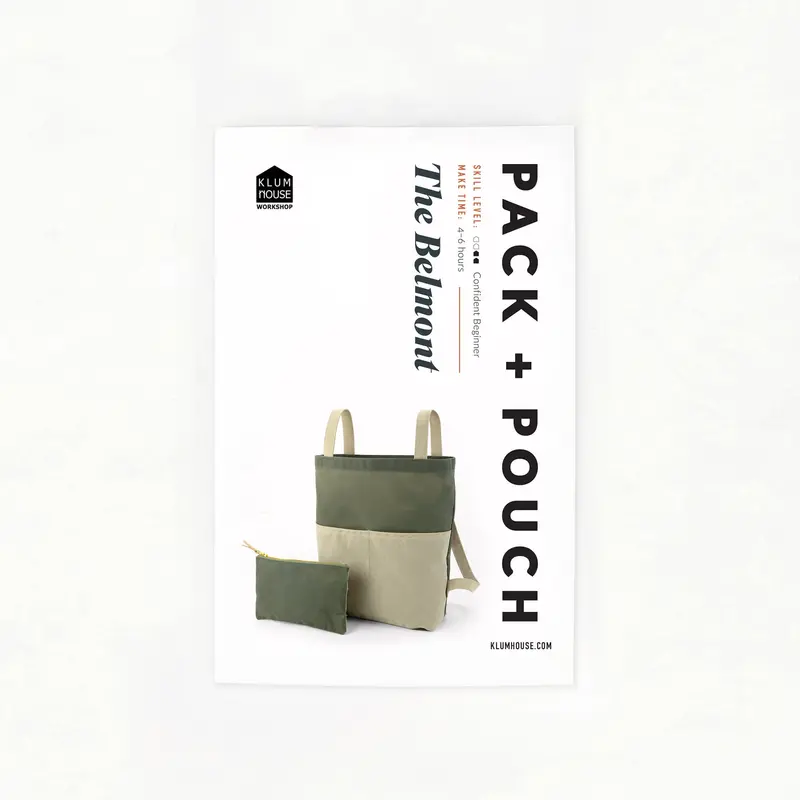 Belmont Bag Making Instructions Booklet (Printed Paper Guide) 1