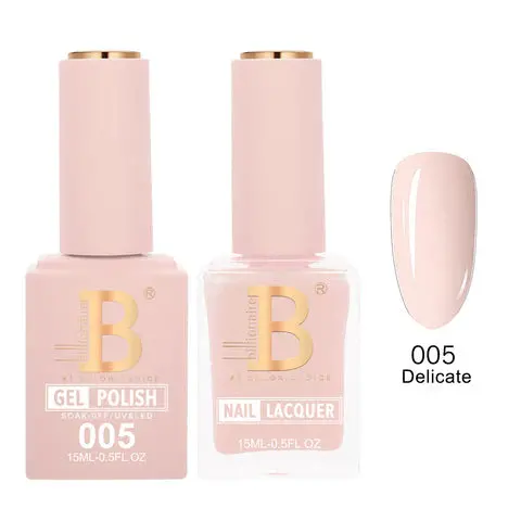Billionaire Imperial Duo Nail Gel Set – Delicate Tone (005) Soft Neutral Combo 1