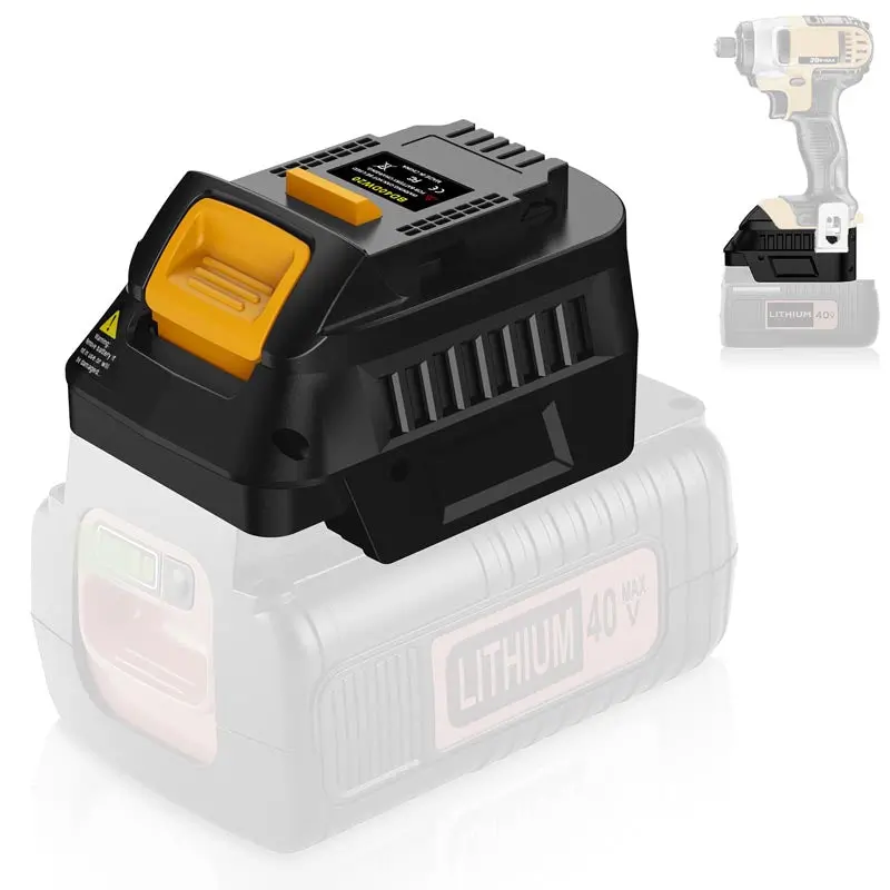 Black+Decker 36V/40V To Dewalt 20V Max Battery Adapter 1