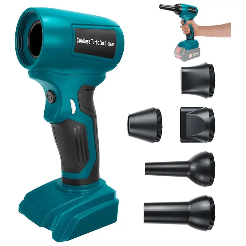 Bosch 18V Cordless Handheld Leaf Blower — 130K Rpm Brushless Motor, 30 M/S Airflow, 5 Attachments 1