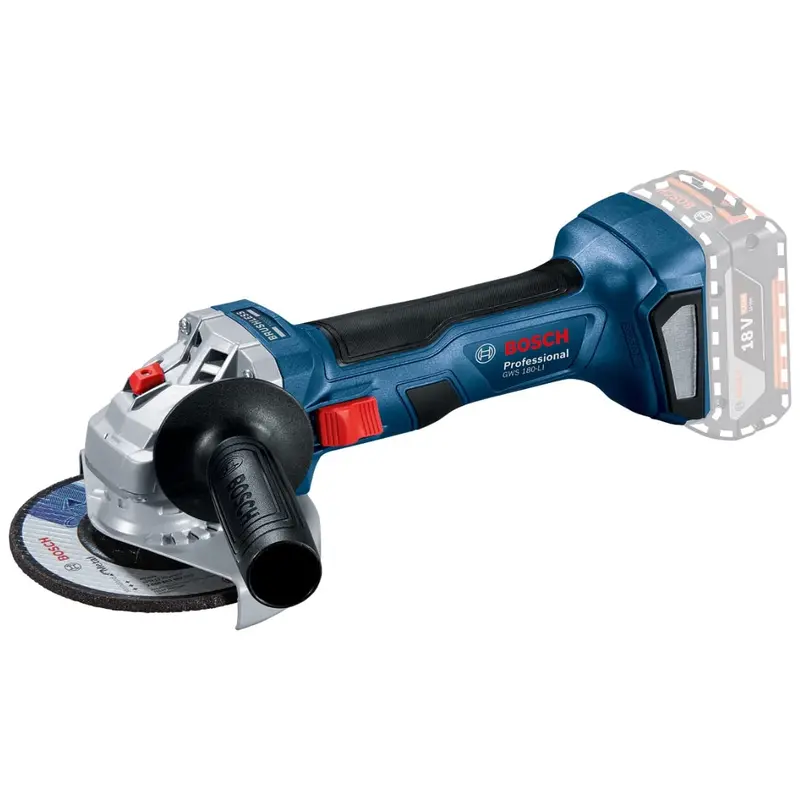 Bosch Gws 180-Li Cordless Angle Grinder (Bare Unit): Professional-Grade, No Battery Or Charger Included 1