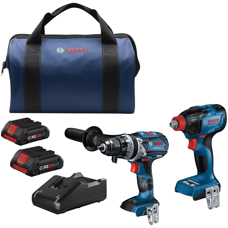 Bosch Gxl18V-227B25 18V Cordless Power Tool Combo Kit 1
